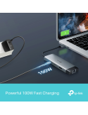Докинг станция TP-LINK UH6120C, 6 портов, Type-C 5Gbps - 8885020625271 - 7