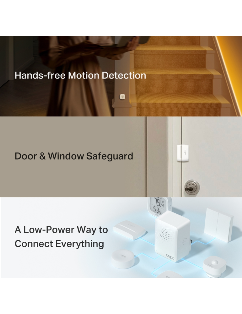 Стартов комплет интелигентни сензори TP-LINK Tapo T30 - 3