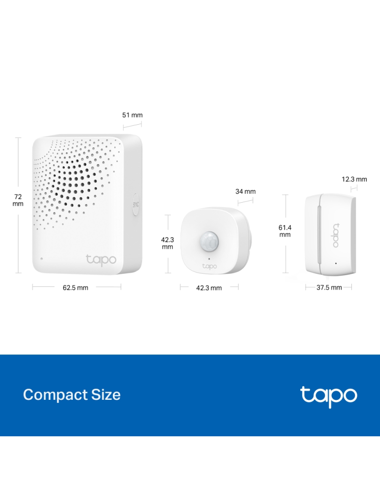 Стартов комплет интелигентни сензори TP-LINK Tapo T30 - 9