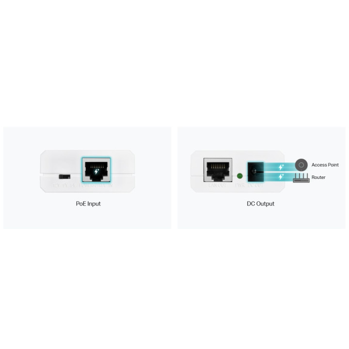 PoE+ сплитер TP-Link TL-PD30G-M2, 2.5Gbps  - 4