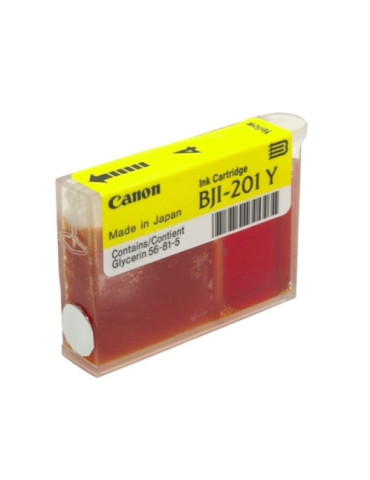 Мастилена касета CANON BJI-201Y, жълта, 210ml - BEF47-0561500 - 1