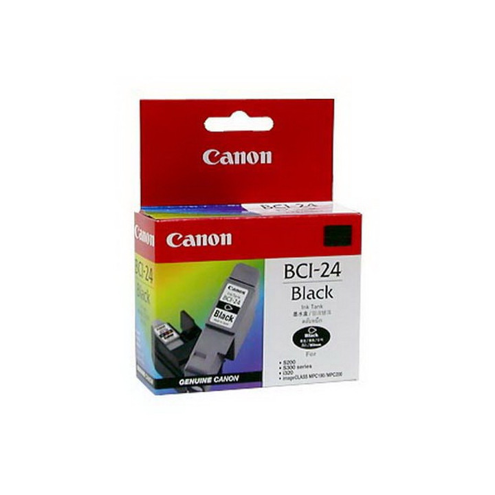 Консуматив за мастиленоструен принтер CANON BCI-24BK, 200ml Черно - BE6881A002AA - 1