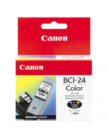 Мастило CANON BCI-24 COLOR, 170ml жълто/циан/пурпурно - BE6882A002AA - 1