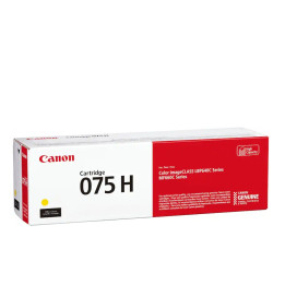 Тонер CANON 075H, Yellow, до 2500 страници - 6366C002AA - 1
