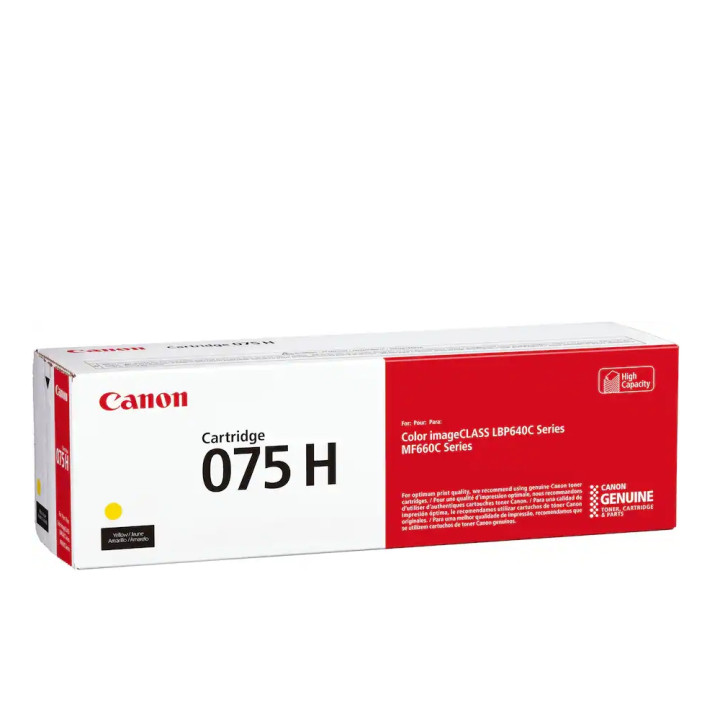 Тонер CANON 075H, Yellow, до 2500 страници - 6366C002AA - 1