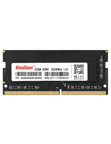 RAM памет KINGSPEC, 32GB DDR4 3200MHz - KS3200D4N12032G - 1