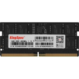 RAM памет KINGSPEC 16GB DDR5 4800MHz SODIMM за лаптоп - KS4800D5N11016G - 1