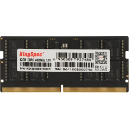 RAM памет KINGSPEC, 32GB DDR5 4800MMHz SODIMM за лаптоп - KS4800D5N11032G - 1