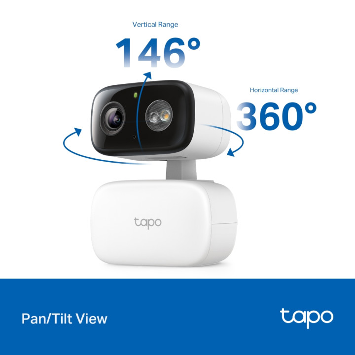Wi-Fi охранителна камера TP-Link Tapo C206, 1920×1080px, вътрешна/външна - 8