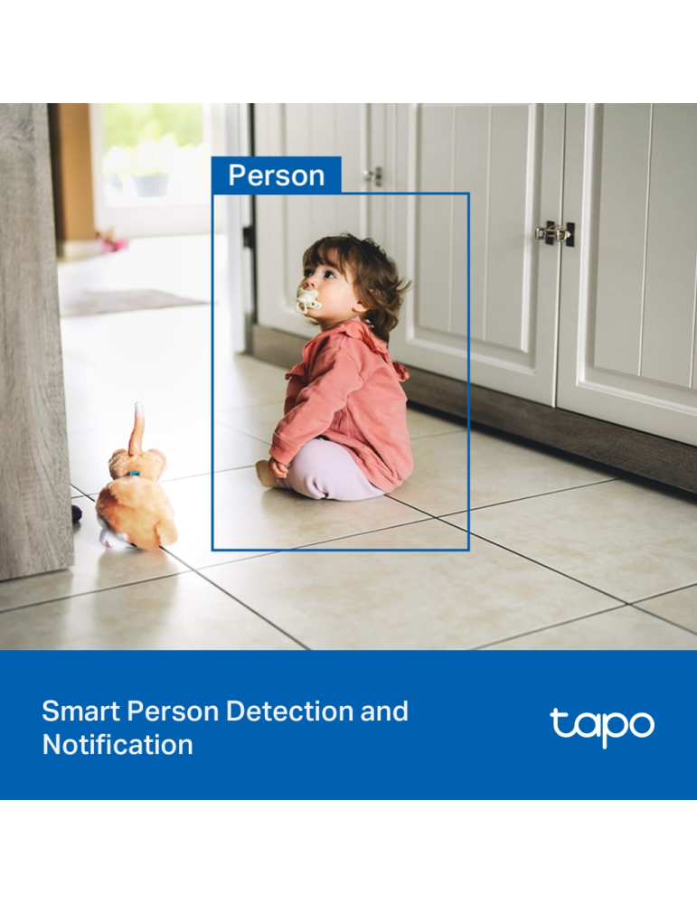 Wi-Fi охранителна камера TP-Link Tapo C206, 1920×1080px, вътрешна/външна - 9