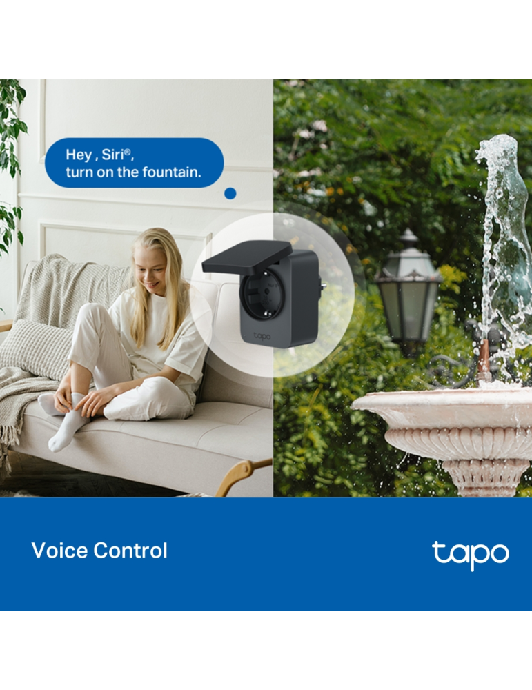 Интелигентен WiFi външен контакт TP-Link Tapo P410M - 3