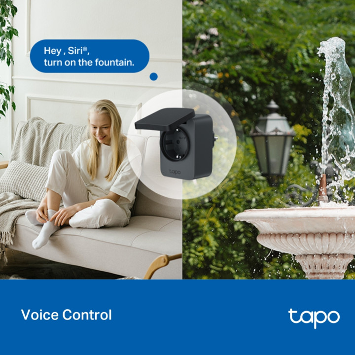 Интелигентен WiFi външен контакт TP-Link Tapo P410M - 3