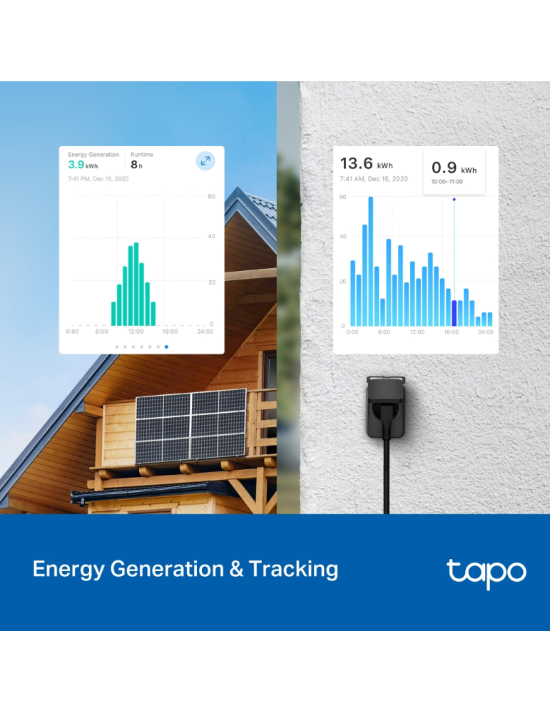 Интелигентен WiFi външен контакт TP-Link Tapo P410M - 6