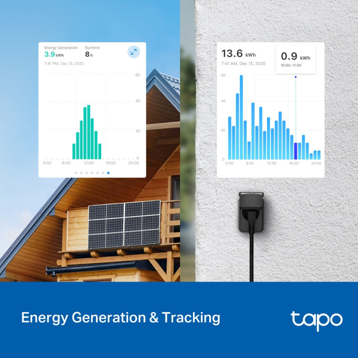 Интелигентен WiFi външен контакт TP-Link Tapo P410M - 6