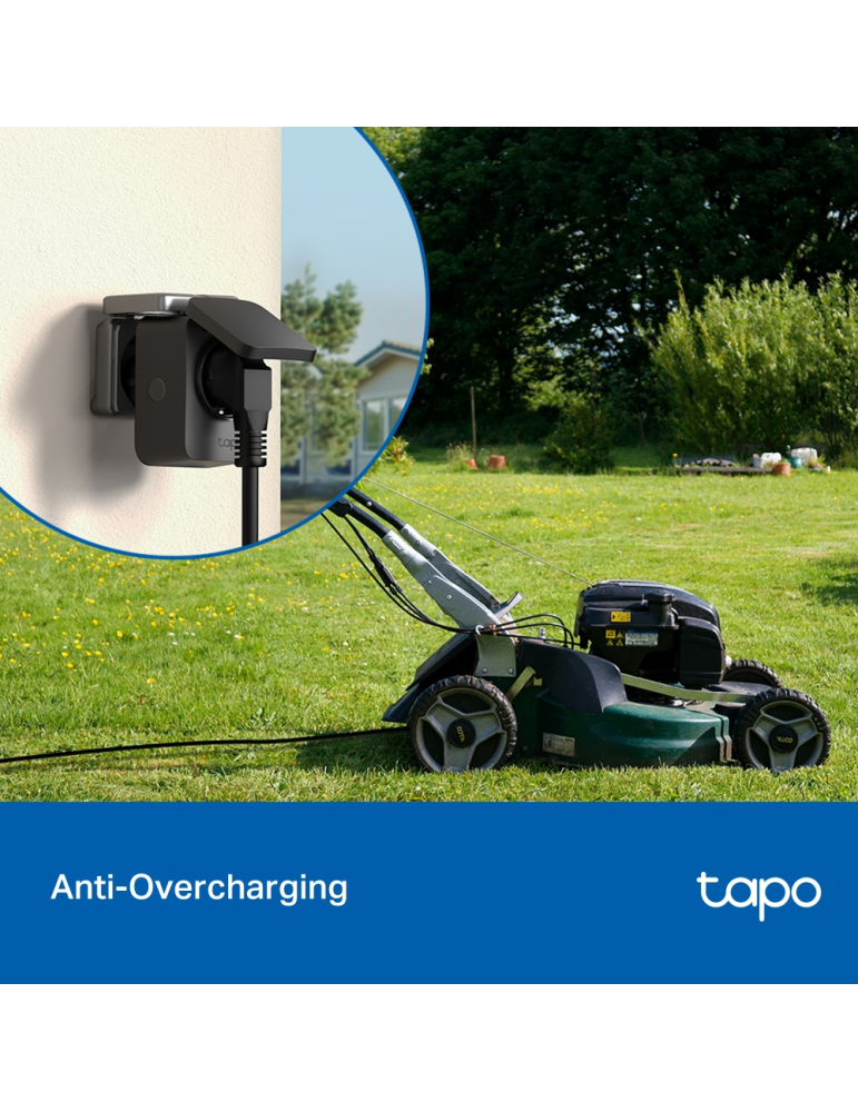 Интелигентен WiFi външен контакт TP-Link Tapo P410M - 7