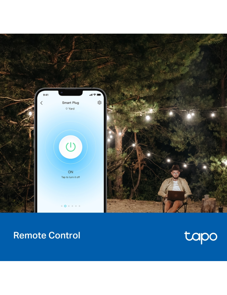 Интелигентен WiFi външен контакт TP-Link Tapo P410M - 11