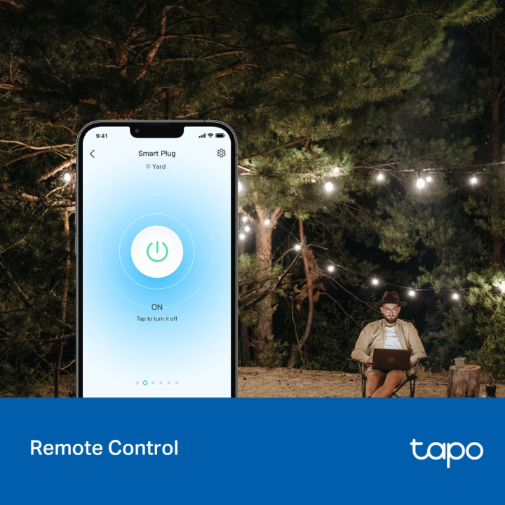 Интелигентен WiFi външен контакт TP-Link Tapo P410M - 11