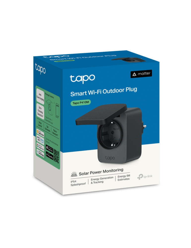 Интелигентен WiFi външен контакт TP-Link Tapo P410M - 13