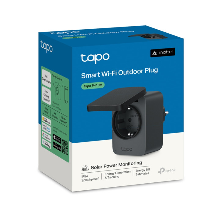 Интелигентен WiFi външен контакт TP-Link Tapo P410M - 13