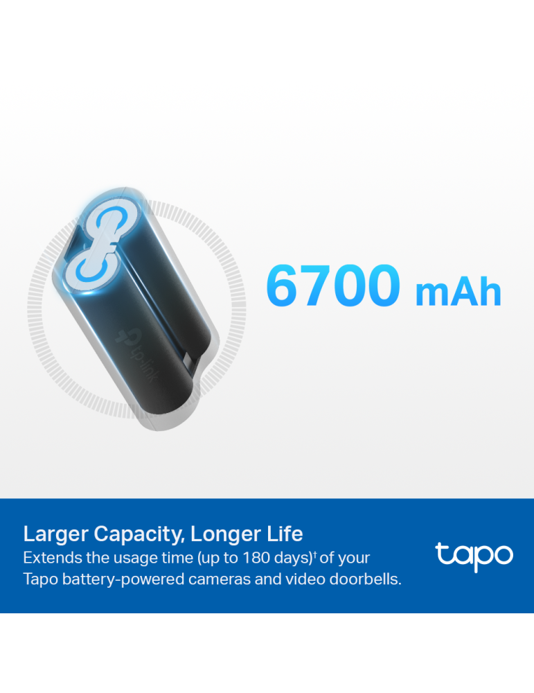Комплект батерииTP-Link Tapo A100, 6700mAh - 3