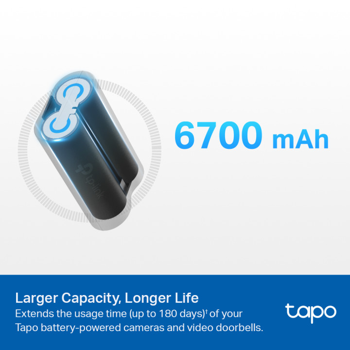 Комплект батерииTP-Link Tapo A100, 6700mAh - 3