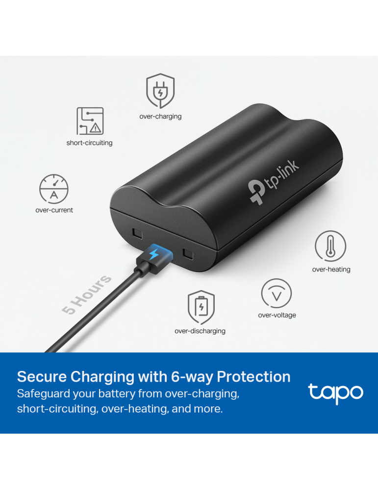 Комплект батерииTP-Link Tapo A100, 6700mAh - 5