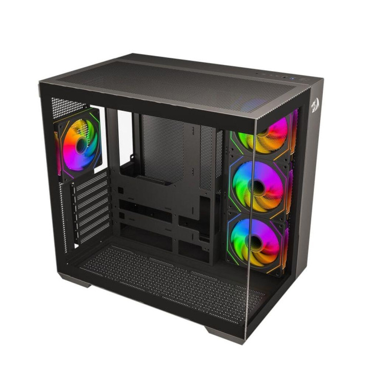 Кутия за компютър Redragon Evo ARGB GC-623-PRO, Middle Tower, Tool-less дизайн, 3×120mm aRGB вентилатори - 4