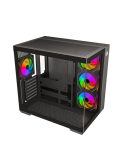 Кутия за компютър Redragon Evo ARGB GC-623-PRO, Middle Tower, Tool-less дизайн, 3×120mm aRGB вентилатори - 4