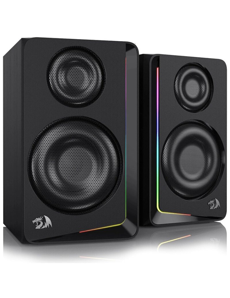 Безжични RGB тонколонки Redragon GS812 Andante, 2x5W RMS, Bluetooth 5.0, Черни - 1
