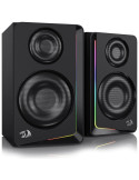 Безжични RGB тонколонки Redragon GS812 Andante, 2x5W RMS, Bluetooth 5.0, Черни - 1