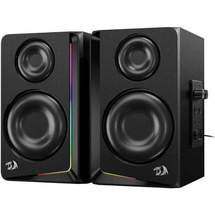 Безжични RGB тонколонки Redragon GS812 Andante, 2x5W RMS, Bluetooth 5.0, Черни - 2