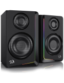 Безжични RGB тонколонки Redragon GS812 Andante, 2x5W RMS, Bluetooth 5.0, Черни - 3