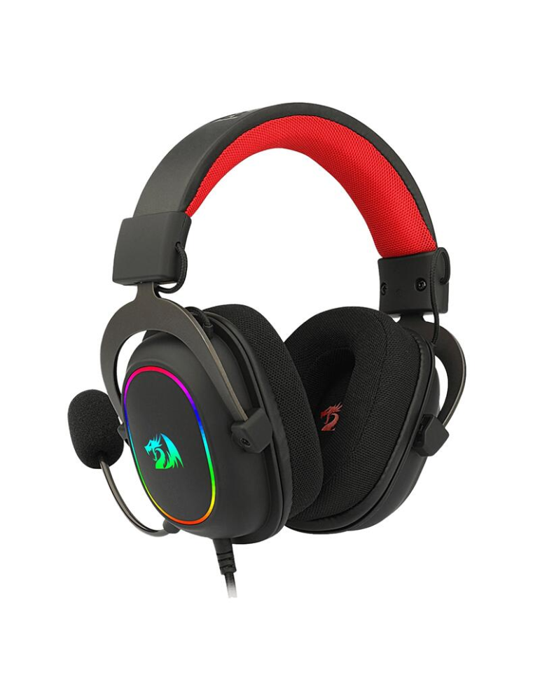 Геймърски слушалки Redragon ZeusX H510-RGB, 7.1 канално, 53mm говорители, USB, с микрофон - 3