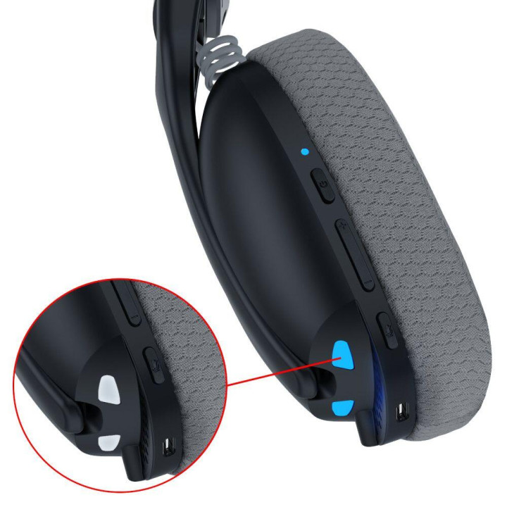 Bluetooth геймърски слушалки Redragon Skuld Pro H878BG - 6