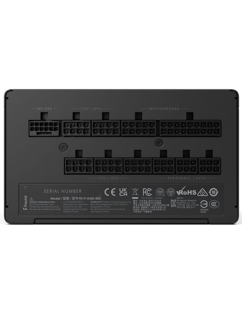 Модулно захранване Fractal Design Ion 3 Gold, 1000W - FD-P-IA3G-100-EU - 2