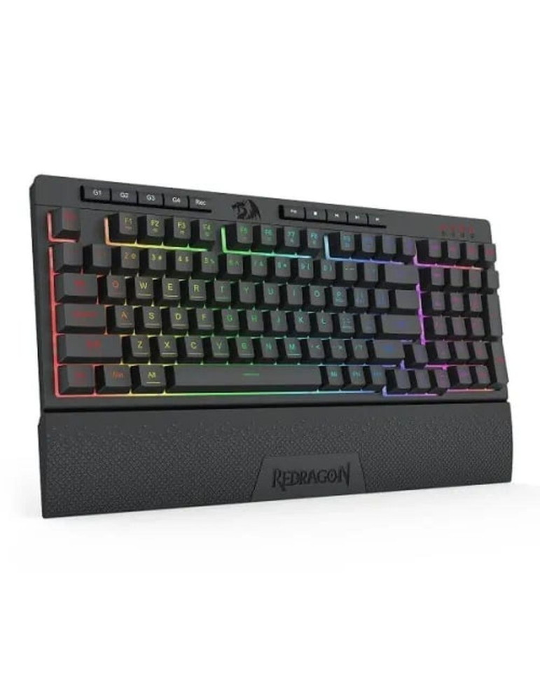 Bluetooth механична геймърска клавиатура Redragon Shiva Pro K515RGB-PRO, RGB осветление, Bluetooth 5.0, 3 едновременни устройств