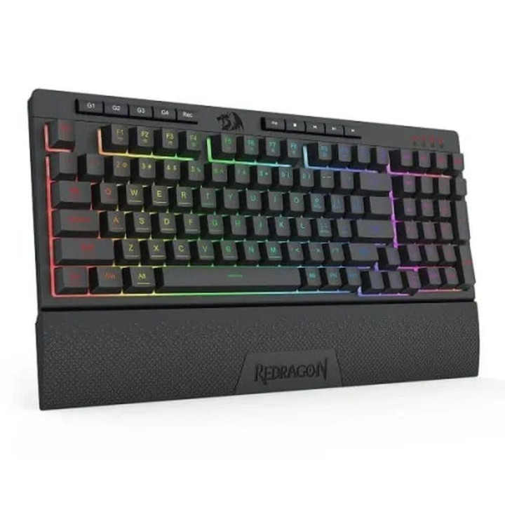 Bluetooth механична геймърска клавиатура Redragon Shiva Pro K515RGB-PRO, RGB осветление, Bluetooth 5.0, 3 едновременни устройств
