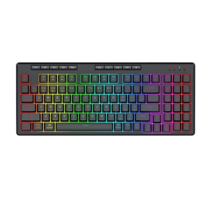 Геймърска клавиатура Redragon Varro K517, RGB подсветка, USB свързване - 1