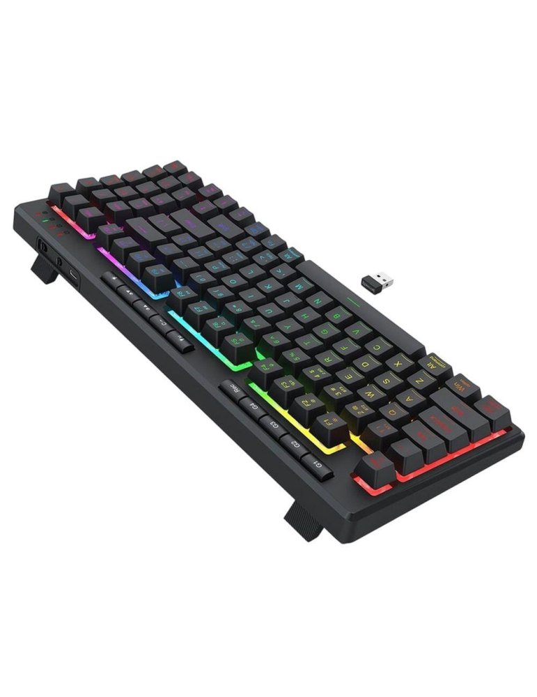Геймърска клавиатура Redragon Varro K517, RGB подсветка, USB свързване - 3