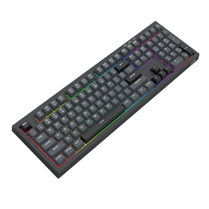 Геймърска клавиатура Redragon Crux K518-RGB, RGB осветление, USB - K518-RGB-GB - 2