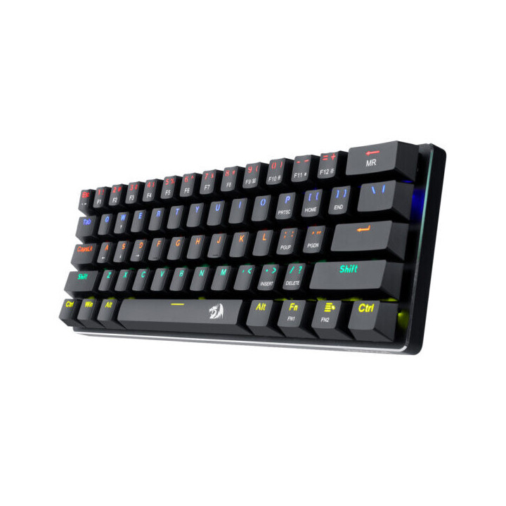 Механична геймърска клавиатура Redragon Jax K613-KB, RGB подсветка, USB Type-C, черна - 2