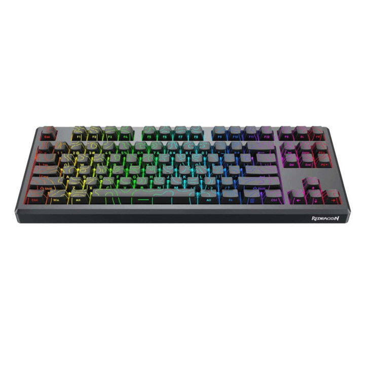 Bluetooth механична геймърска клавиатура Redragon Uranus 87 Pro K737B-RGB-PRO, RGB осветление - 3