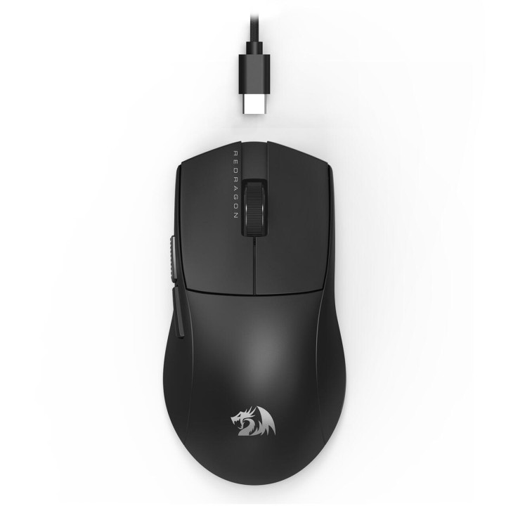 Геймърска мишка Redragon K1ng 1K M724, черна, 12400 DPI, Pixart PAW3327, 1000Hz - 2
