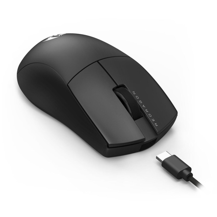 Геймърска мишка Redragon K1ng 1K M724, черна, 12400 DPI, Pixart PAW3327, 1000Hz - 4