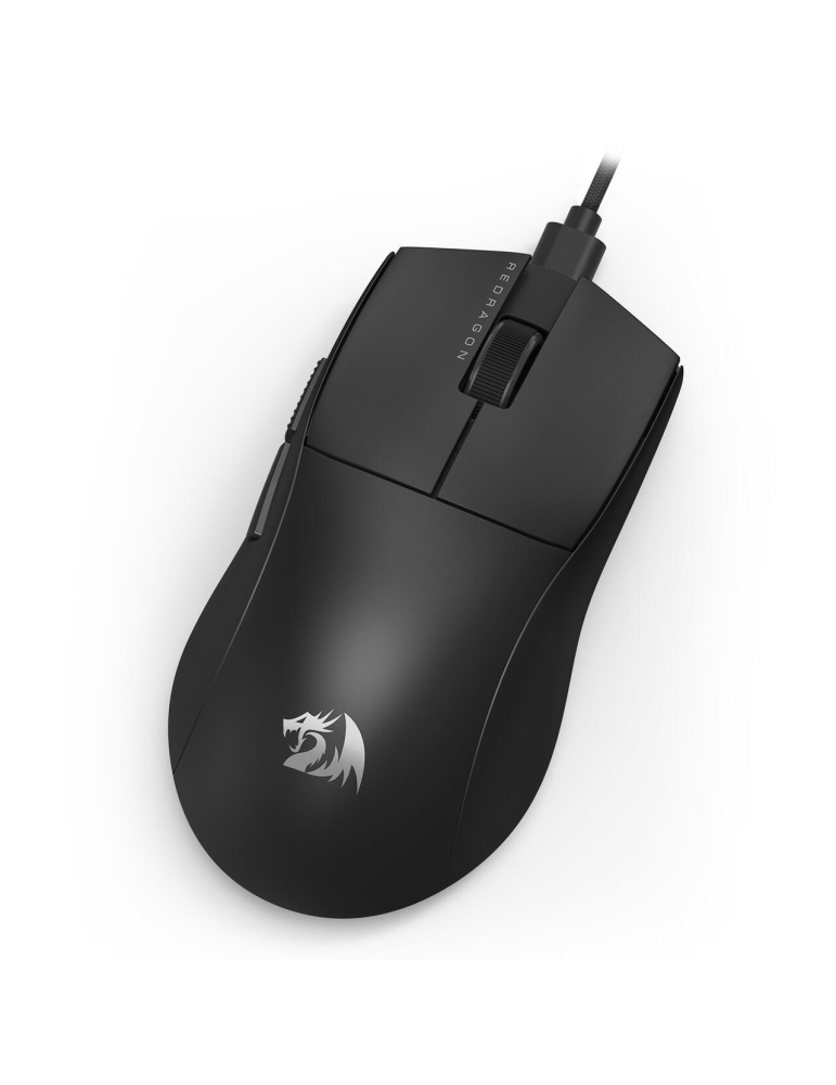 Геймърска мишка Redragon K1ng 1K M724, черна, 12400 DPI, Pixart PAW3327, 1000Hz - 5