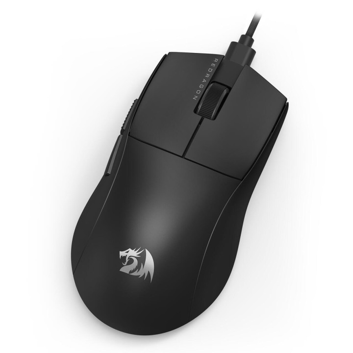 Геймърска мишка Redragon K1ng 1K M724, черна, 12400 DPI, Pixart PAW3327, 1000Hz - 5