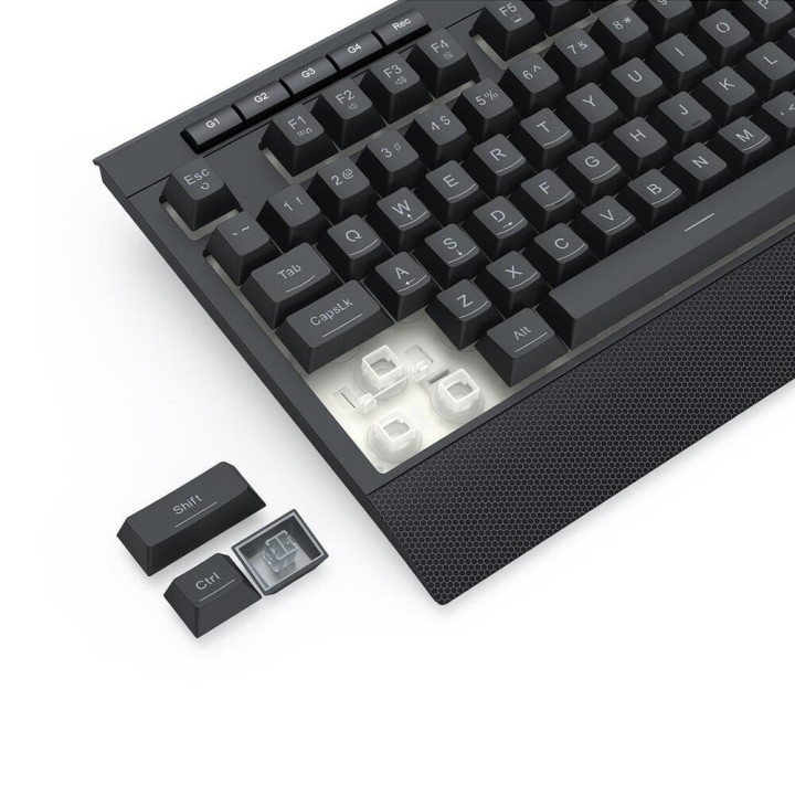 Геймърски комплект клавиатура и мишка Redragon S151, RGB подсветка, черна - 5