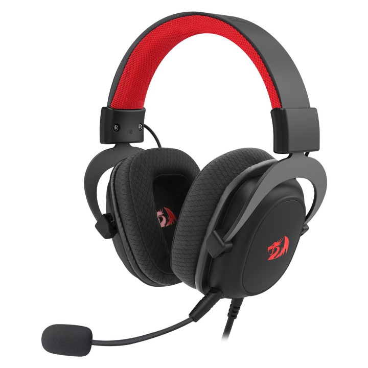 Геймърски слушалки Redragon Zeus Lite H510-LT, 53мм говорител, микрофон, RGB - 1