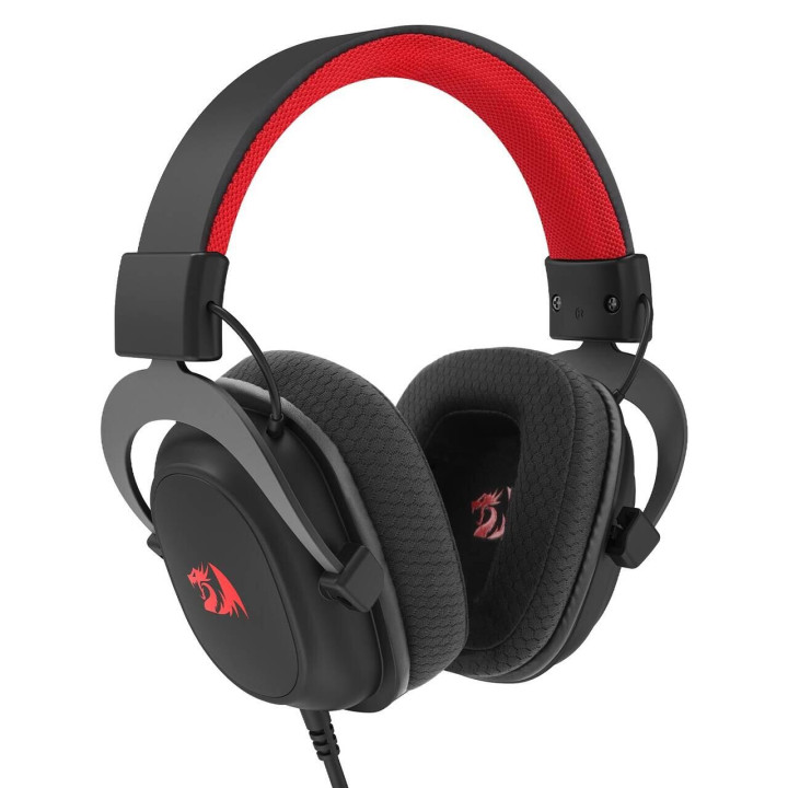 Геймърски слушалки Redragon Zeus Lite H510-LT, 53мм говорител, микрофон, RGB - 7