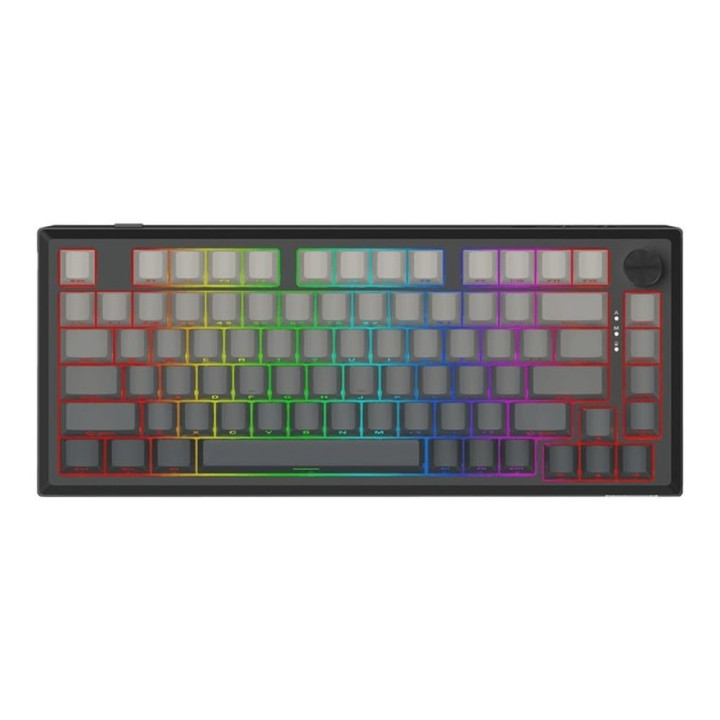 Bluetooth механична геймърска клавиатура Redragon Penumbra Pro K687GG, Lion L суичове, RGB осветление, Bluetooth 5.0, USB nano п